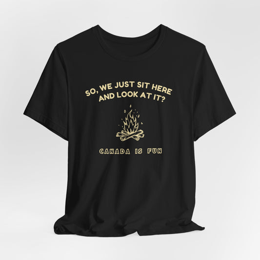 So, We Just Sit Here and Look at It? Heated Rivalry Cottage Episode T-Shirt